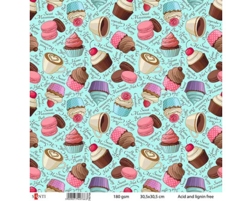 Set hirtie pentru scrapbooking №15, (5 buc.) 740766