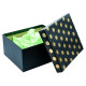045814 Коробка подарочная №4 26х21,5х12,5 см. черная с рисунком +бумага тишью