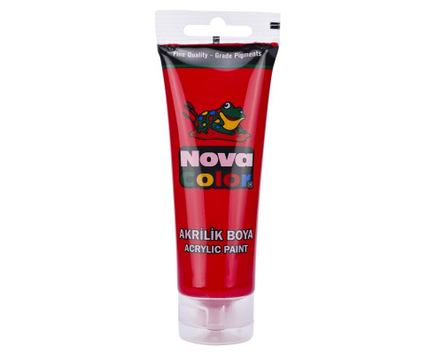 Vopsea acrilica in tub 75 gr. rosu NC-2202 (6/72)