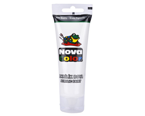 Vopsea acrilica in tub 75 gr. alba NC-2205 (6/72)