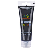 Vopsea acrilica in tub 75 gr. negru NC-2206/NC-260 (6/72)