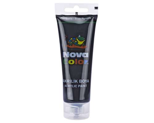 Vopsea acrilica in tub 75 gr. negru NC-2206/NC-260 (6/72)