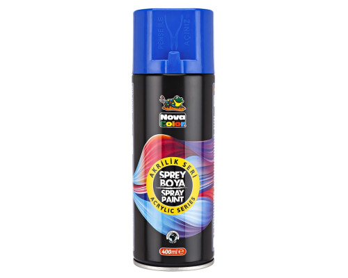 Vopsea spray acrilica albastru 400ml, NOVA COLOR NC-3502 (12/96) Vopsea spray acrilica albastru 400ml, NOVA COLOR NC-3502 (12/96)