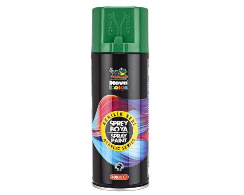 4021503 Vopsea spray verde 400ml, NOVA COLOR NC-3503 (12/96)