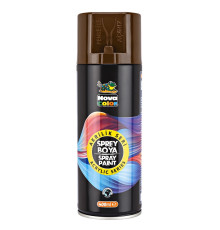 Краска аэрозольная акриловая 400мл коричневая, NOVA COLOR NC-3506 (12/96)