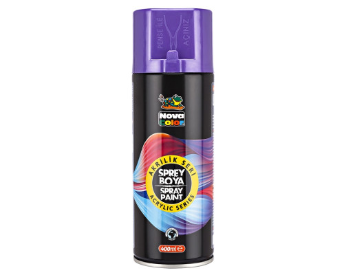 Vopsea spray violeta 400ml, NOVA COLOR NC-3508 (12/96)