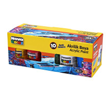 Набор акриловыx красок 10 цветов, 30 мл NC-2002 (36)