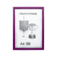 Фоторамка A4 21*30 c ножкой-подставкой сиреневая 15-02-11 CM*8926