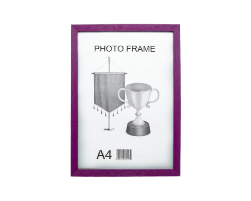 Фоторамка A4 21*30 c ножкой-подставкой сиреневая 15-02-11 CM*8926