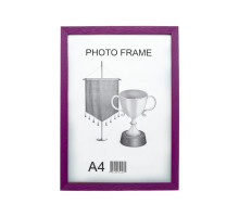 Фоторамка A4 21*30 c ножкой-подставкой сиреневая 15-02-11 CM*8926