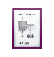Фоторамка A4 21*30 c ножкой-подставкой сиреневая 15-02-11 CM*8926
