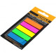 Indecsi colorati din plastic, culori fluorescente, 12x44mm 5x20foi Scholz 8070 (6/48)