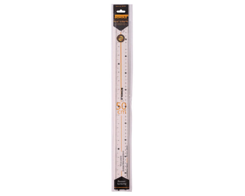 Rigla 50cm. transparenta, plastic, SOZ 9032 (24/288) Rigla 50cm. transparenta, plastic, SOZ 9032 (24/288)