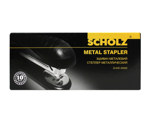 Степлер 24/6-26/6 30л.син.,65 мм Scholz 4023 (12/72)