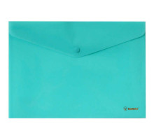 Папка с кнопкой непрозрачная А4 бирюзовая Norma 5017-13 (12/120)