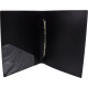 Папка-скорошиватель с карманом A4, 500мкн., черн., 4Office 4-213-09 (20)