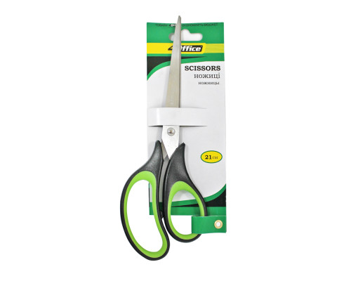 Foarfece 21cm cu mineri cauciucate, 4OFFICE 4-368 (12/144)