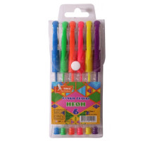 Set pixuri gel, 6cul., Neon, cutie PVC, ГР44-1, УМКА (1/12/144)