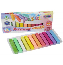 Paste pentru modelat ECO "Maini curate"PASTEL 12culori, 200gr., CLASS 7653 (60)