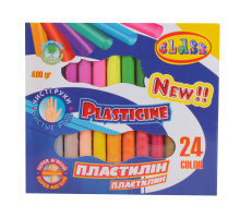 Paste pentru modelat ECO "Maini curate" 24culori, 400gr., CLASS 7629 (30)