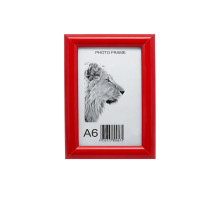 Фоторамка A5 15*20 c ножкой-подставкой красная 20-01-07 CM*8896