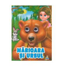 Carte cartonata cu ochisori "Marioara si ursul" N*8832 (16X22)