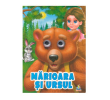 Carte cartonata cu ochisori "Marioara si ursul" N*8832 (16X22)