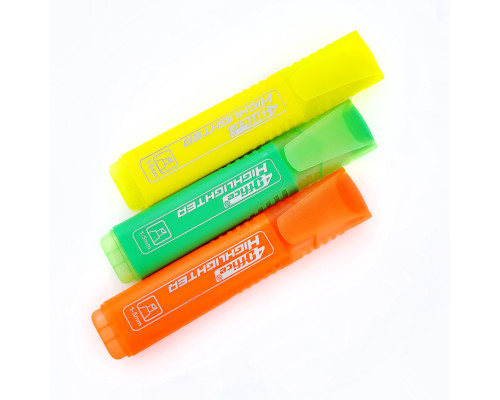 Набор текстмаркеров 3шт., 1-5мм, 4-117-23 4Office (50/400)