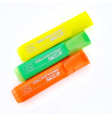 Набор текстмаркеров 3шт., 1-5мм, 4-117-23 4Office (50/400)