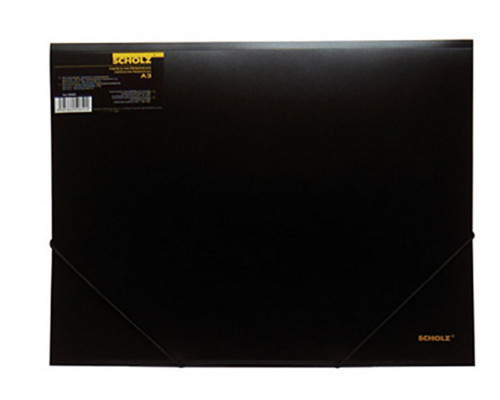 Mapa cu elastic A3 Scholz 5064 neagra (24/72) Mapa cu elastic A3 Scholz 5064 neagra (24/72)