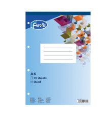 Carnet A4 70 file matem. lipire, FOROFIS 91716 (6/180)