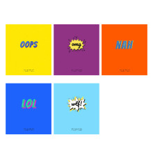 Caiet 24 file linie, Genius, "Funny one" 024-3121L (25/200)