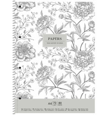 Caiet A4 80 file, matematica, pe spira cu microperforare, Student A4-080-6700K (4/36)