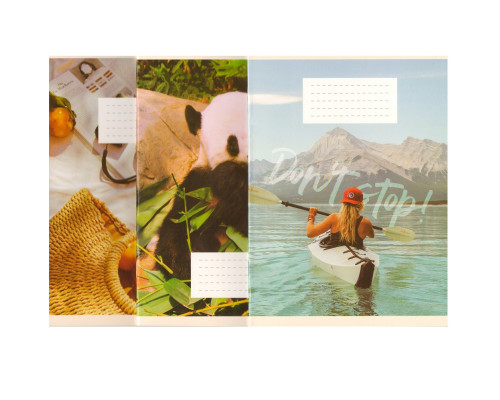 Тетрадь евро 24 листов, линия, картон. обложка М*8444 (10/200)