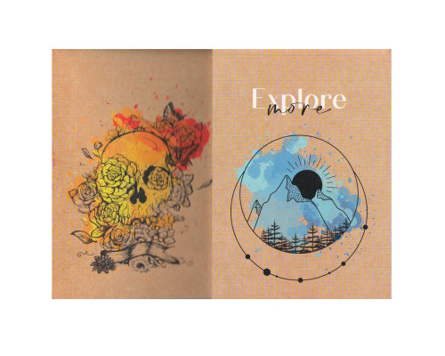 Блокнот А5 60л. крем. листы с микроперфор., КРАФТ М*8482 (60)