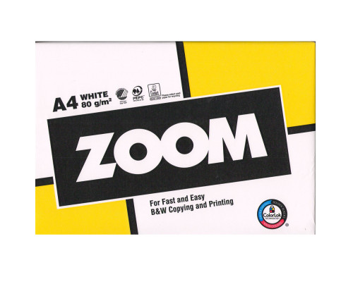 Бумага А4 "ZOOM" 80г/м2 500л. (5) Бумага А4 "ZOOM" 80г/м2 500л. (5)