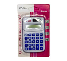 60100 Калькулятор карманный 8 Digits KC-888 цвета ассорти (400)