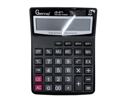 Calculator 12 Digit 24*15.5cm Gwennap JY-871 (60) Calculator 12 Digit 24*15.5cm Gwennap JY-871 (60)