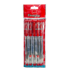 21001 Шариковая ручка 0,7мм, красная, Finegrip WENJUN S1-2 (5/250/2500)