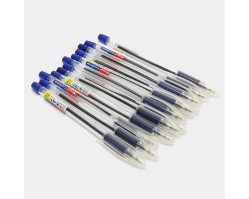21006 Шариковая ручка 1мм, синяя, WJ-105 S1-7 (12/144/1728)