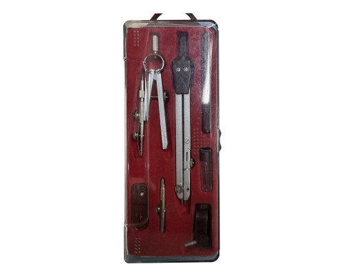 Set compas 7 piese, in cutie plastic 707B, (10/120) Set compas 7 piese, in cutie plastic 707B, (10/120)