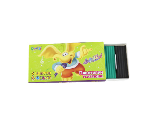 40662 Pasta de modelat, "Elefant" 6 cul.,120 gr 1121A