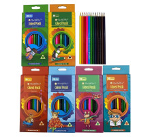 30836 Creioane 12 culori, triunghiulare, S14-1 (12/240)