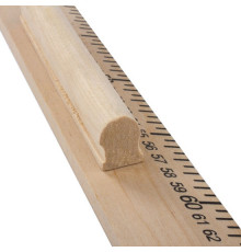 50048 Линейка деревянная 100cм, с ручкой шелкография (20)